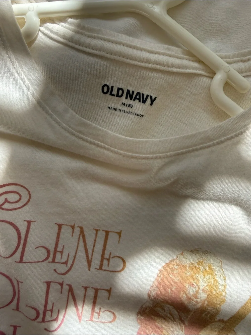 Girl’s Old Navy Dolly Parton Jolene Short Sleeve Graphic Tee Size 8